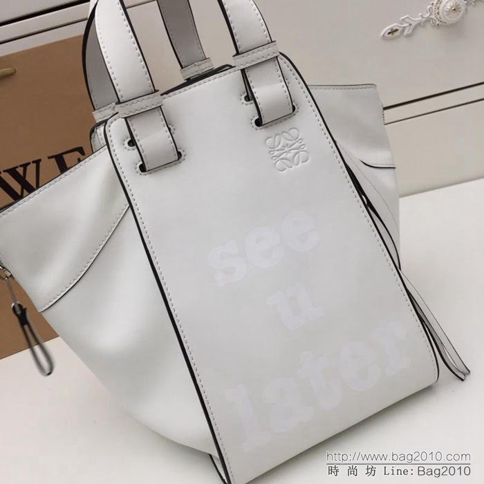 LOEWE羅意威 原單品質 新款 See u later吊床包 小牛皮肩背手提斜挎包 0159  jdl1036